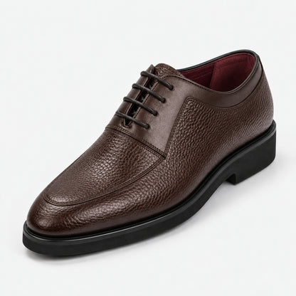 Adrien : Derby en cuir grainé pour homme