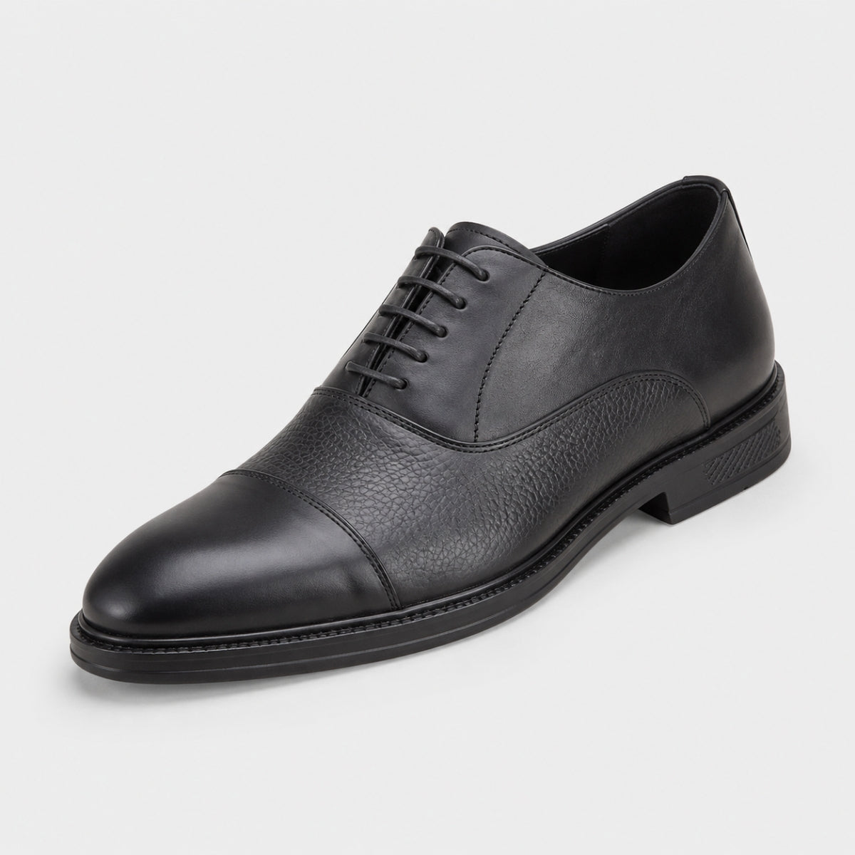 Oxford Cap-Toe en cuir véritable pour hommes