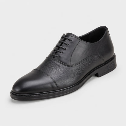 Oxford Cap-Toe en cuir véritable pour hommes