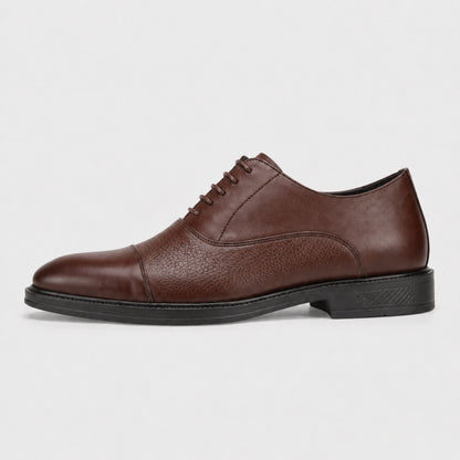 Oxford Cap-Toe en cuir véritable pour hommes