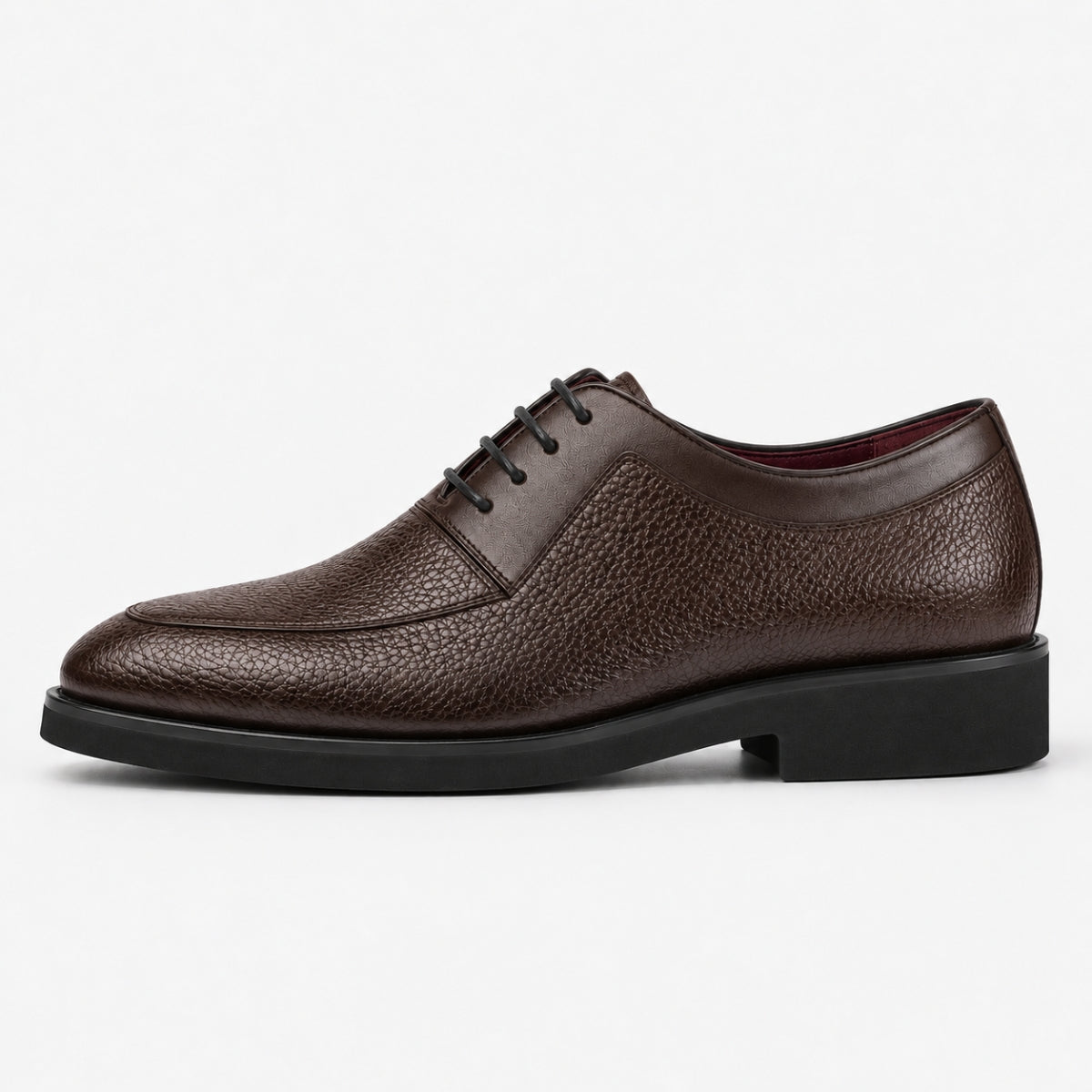 Adrien : Derby en cuir grainé pour homme