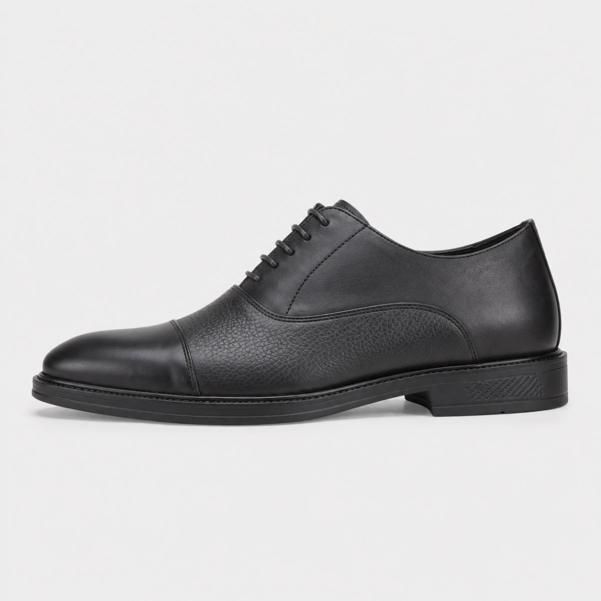 Oxford Cap-Toe en cuir véritable pour hommes