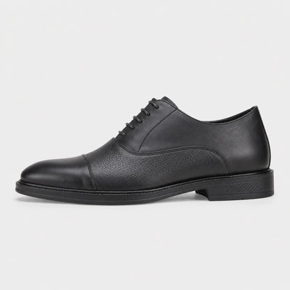 Oxford Cap-Toe en cuir véritable pour hommes