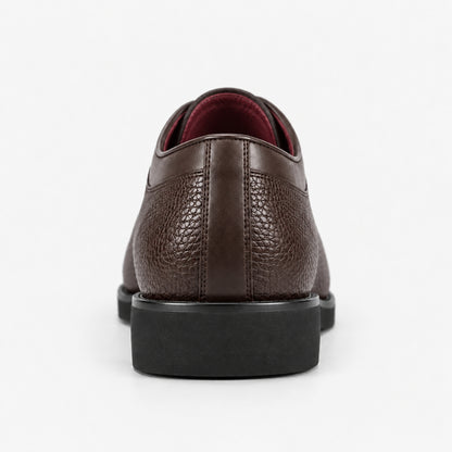 Adrien : Derby en cuir grainé pour homme