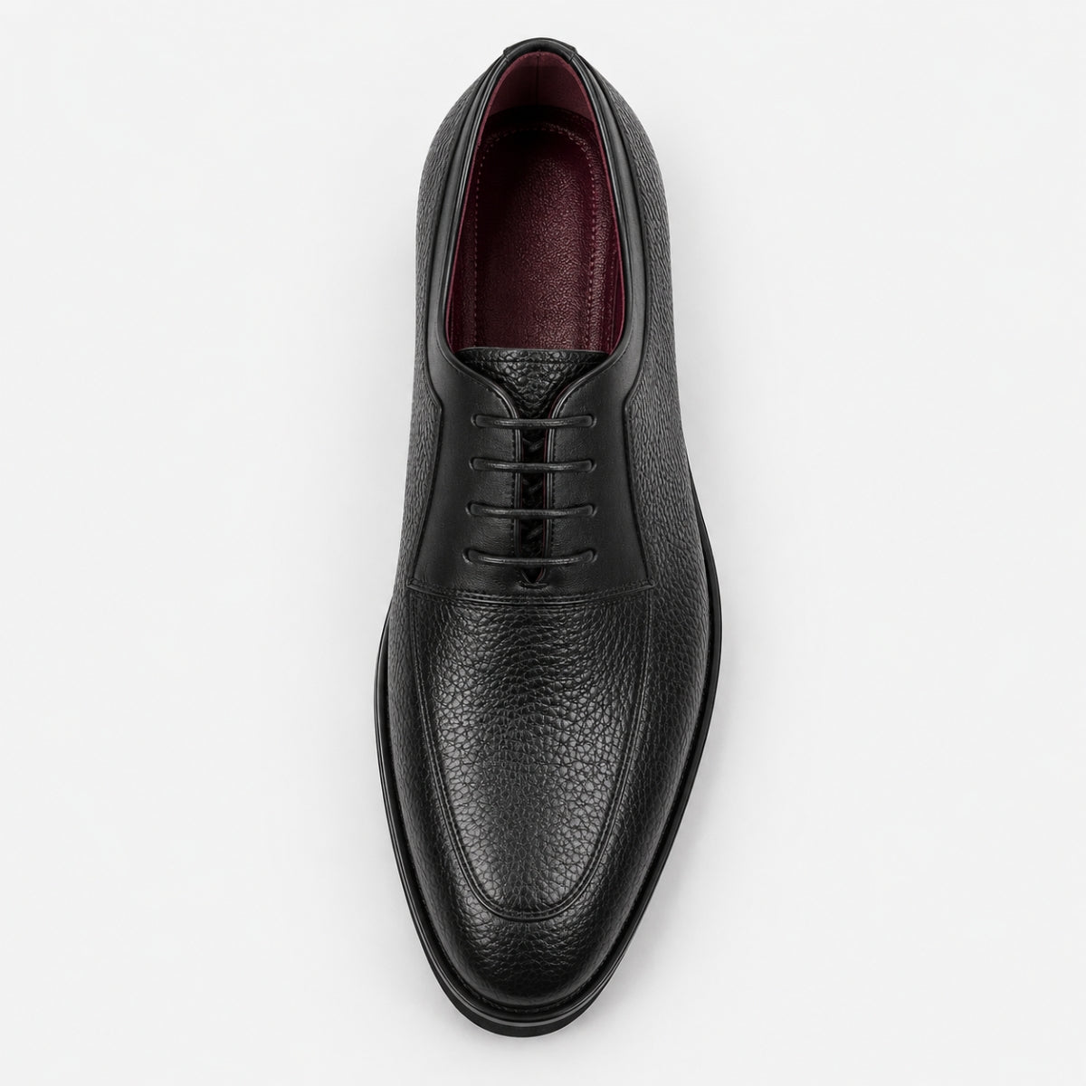 Adrien : Derby en cuir grainé pour homme