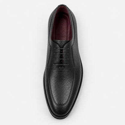 Adrien : Derby en cuir grainé pour homme