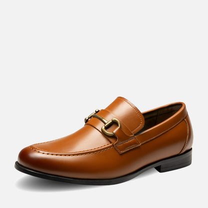 Mocassins Ryalka en cuir premium avec boucle métallique