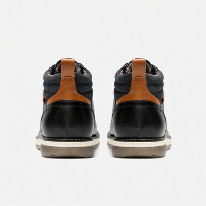 Bottines Chukka Homme Noir & Camel