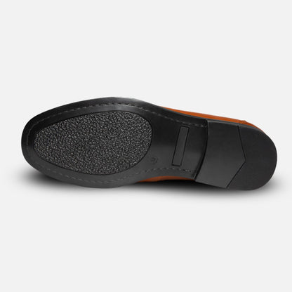 Mocassins Ryalka en cuir premium avec boucle métallique
