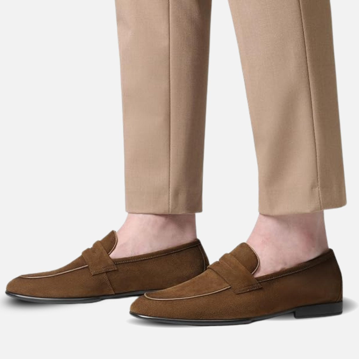 Mocassins en Daim Véritable – Confort Orthopédique