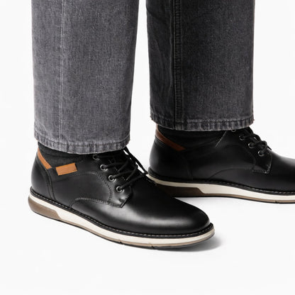 Bottines Chukka Homme Noir & Camel