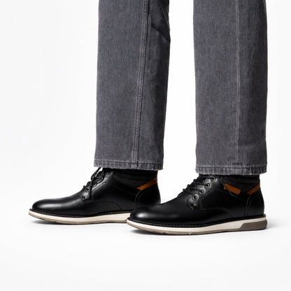 Bottines Chukka Homme Noir & Camel