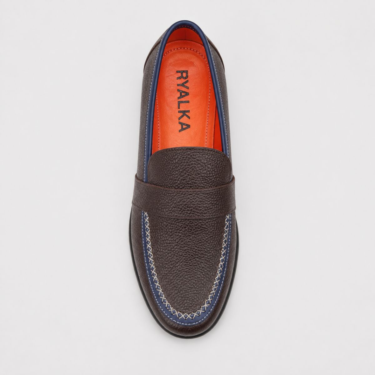 Calvin ryalka : Mocassins Car Shoes en Cuir Véritable pour Hommes